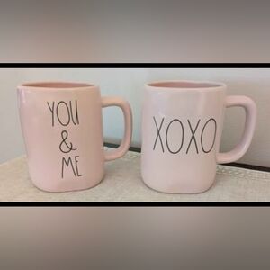 Pink Powder Pink Ceramic Mug Set Rae Dunn